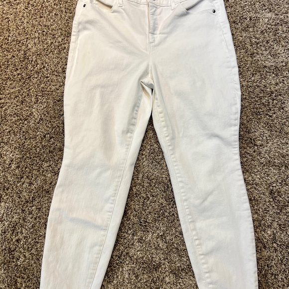 TALBOTS HIGH WAISTED JAGGING ANKLE LENGTH PANT - Picture 2 of 3